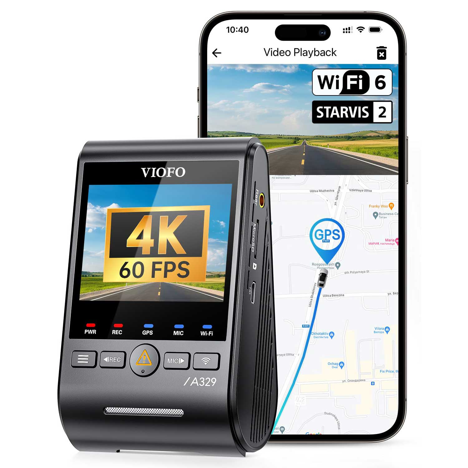 Viofo A329 1CH 4K Wifi GPS dashcam