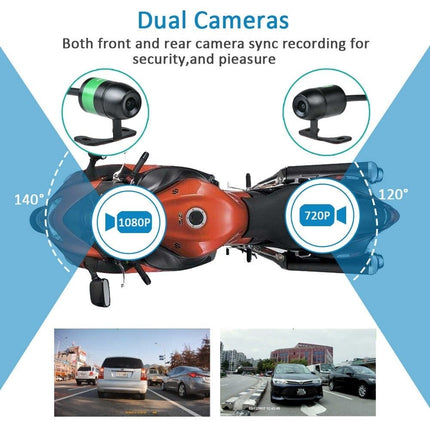 <tc>Motocam E6L 2CH Dual Wifi dashcam per moto</tc>