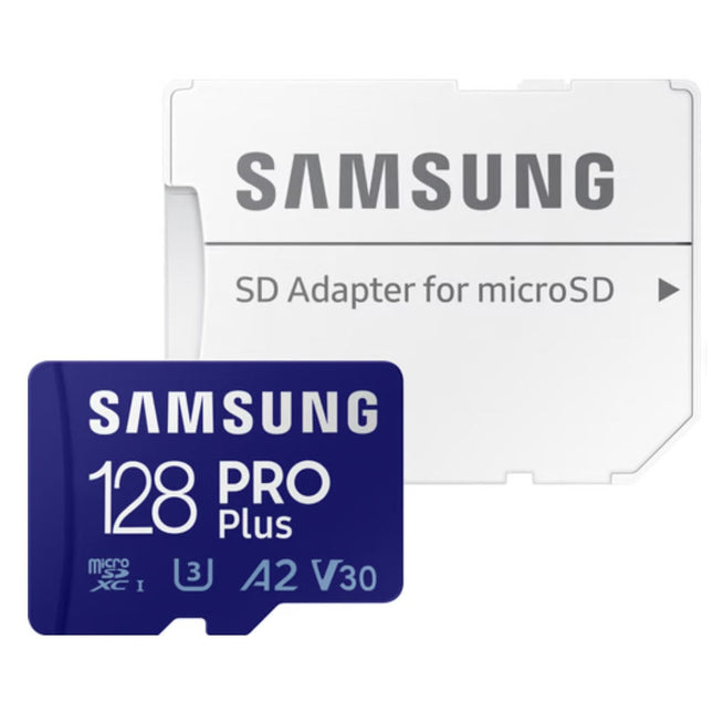 Scheda Samsung Pro Plus 128gb U3 V30 A2 Micro SDXC