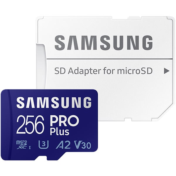 Scheda Samsung Pro Plus 256gb U3 V30 A2 Micro SDXC