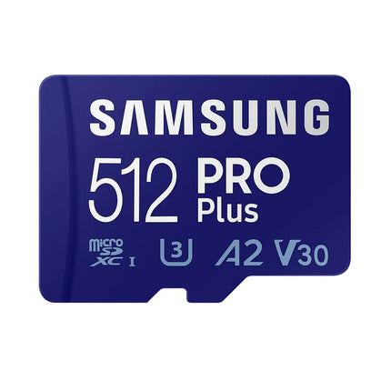 Scheda Samsung Pro Plus 512gb U3 V30 A2 Micro SDXC