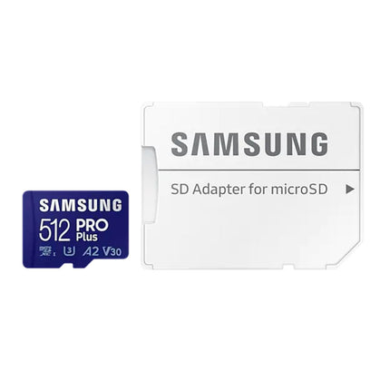 Scheda Samsung Pro Plus 512gb U3 V30 A2 Micro SDXC