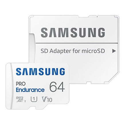 Scheda Samsung Pro Endurance 64gb UHS-I V10 Micro SDHC