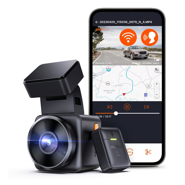 Vantrue E1 2K QuadHD Wifi GPS dashcam